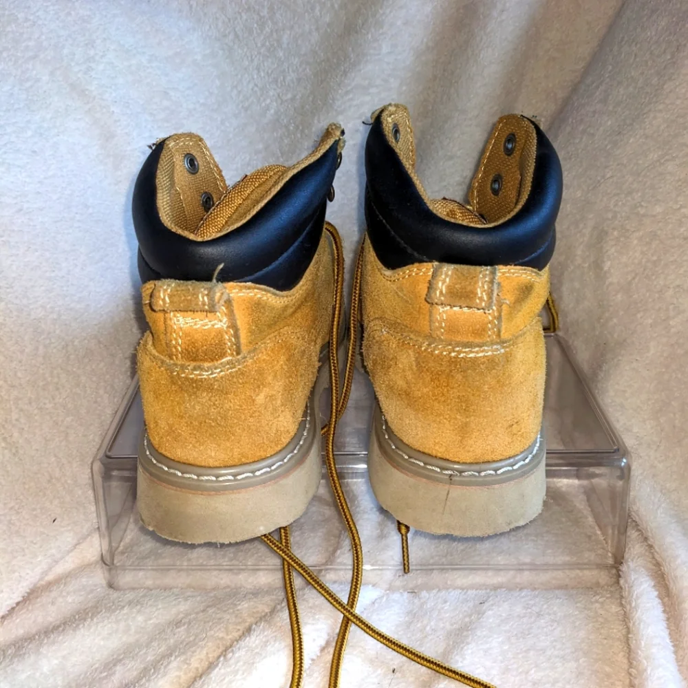 Men's Brahma Safety/Steel Toe Ankle‎ Boots, Tan, size 7